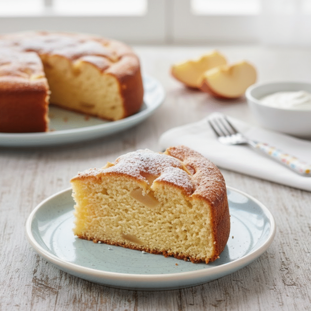 Gâteau au yaourt aux pommes