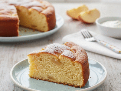 Gâteau au yaourt aux pommes