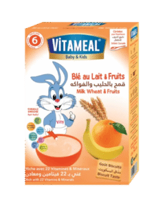 Céréales blé lait fruits