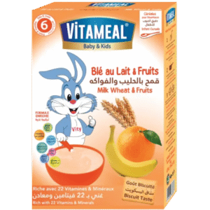 Céréales blé lait fruits