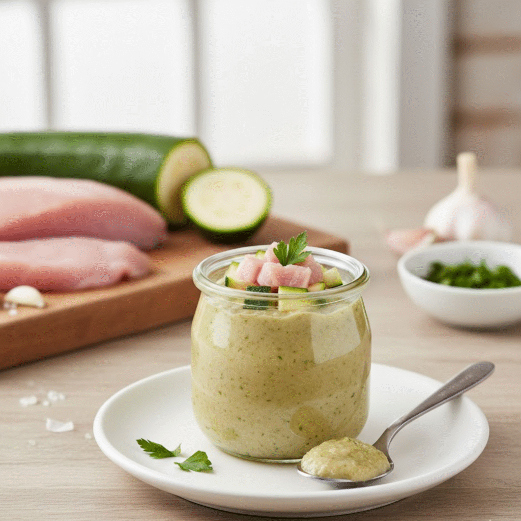 Filet de dinde aux courgettes