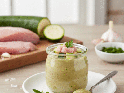 Filet de dinde aux courgettes