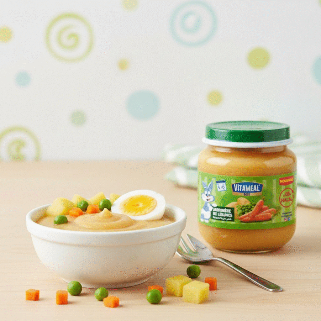 Oeuf pommes de terre & jardinière de légumes — dès 6 mois