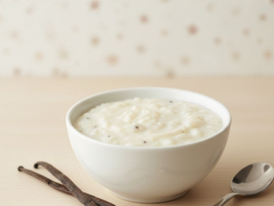 Crème de riz vanillée