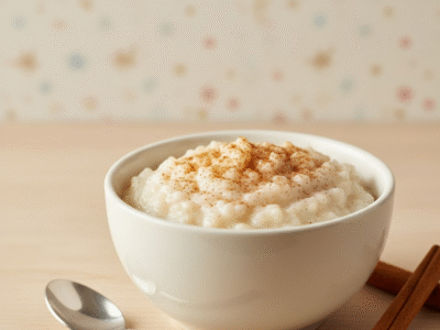 Riz au lait d’amande & cannelle