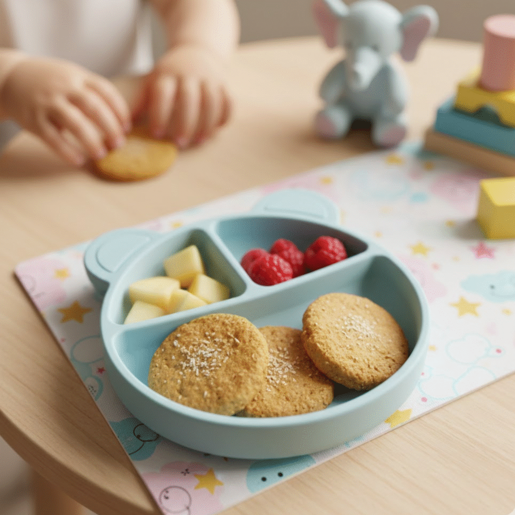 Biscuits aux flocons d’avoine sans lait, ni œufs