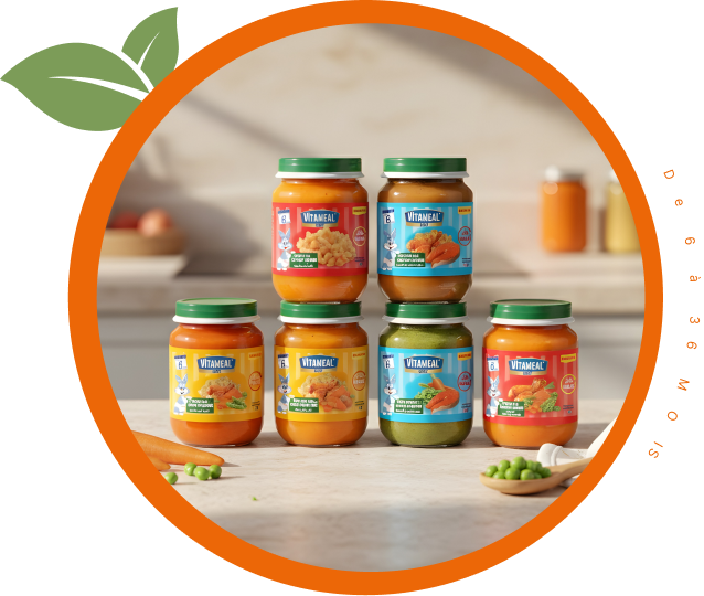 Les petits pots bébé Vitameal baby